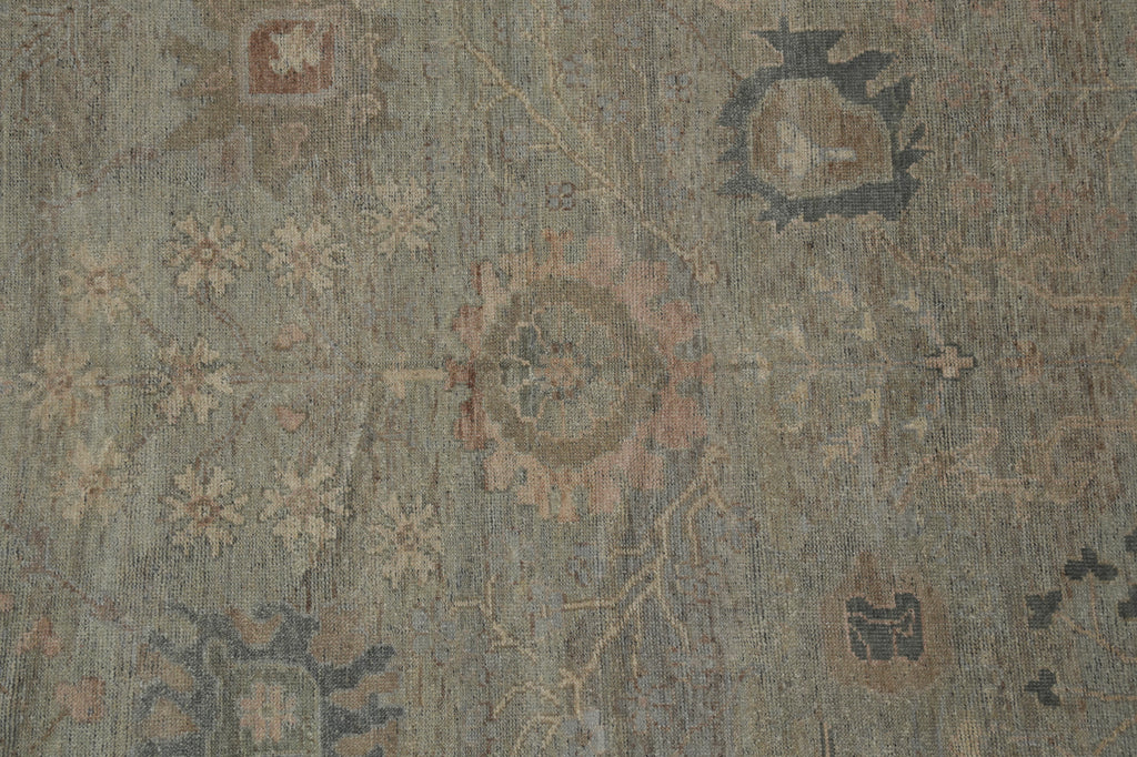 10 x 12 New Handmade Oushak Rug Reproduction Antique look Low Wool Pile #F-3330