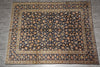 Load image into Gallery viewer, 9.5 x 12.9 Genuine Persian Rug Navy Blue #F-4113