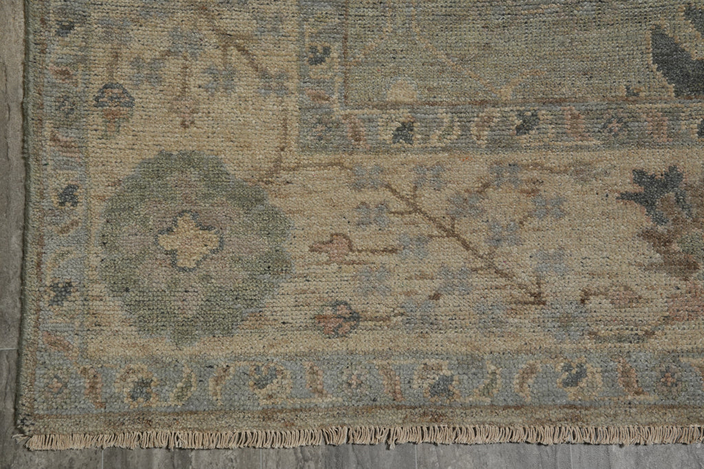 10 x 12 New Handmade Oushak Rug Reproduction Antique look Low Wool Pile #F-3330