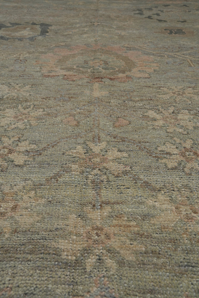 10 x 12 New Handmade Oushak Rug Reproduction Antique look Low Wool Pile #F-3330