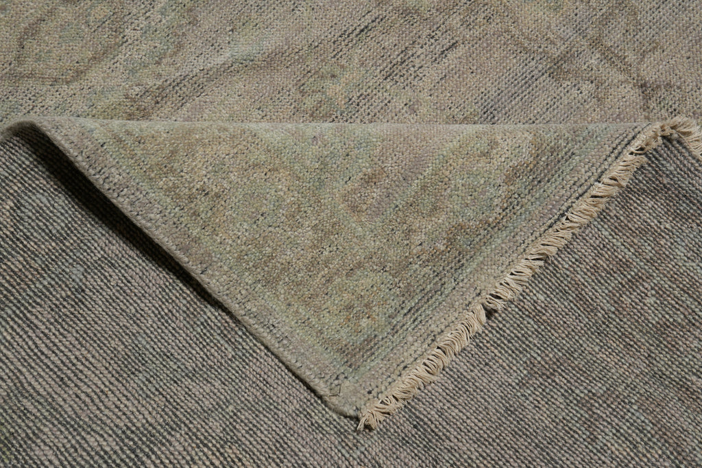 8 x 10 New Handmade Oushak Rug Low Wool Pile TRANSITIONAL MODERN CARPET #F-3343