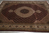 Load image into Gallery viewer, 6.7 x 9.9 High Quality Handmade Mahi Tabriz Rug Wool and Silk #F-3058