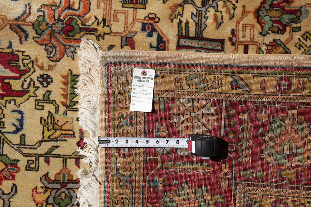 9.10 x 13.2 Estate Persian Tabriz Rug #F-4115