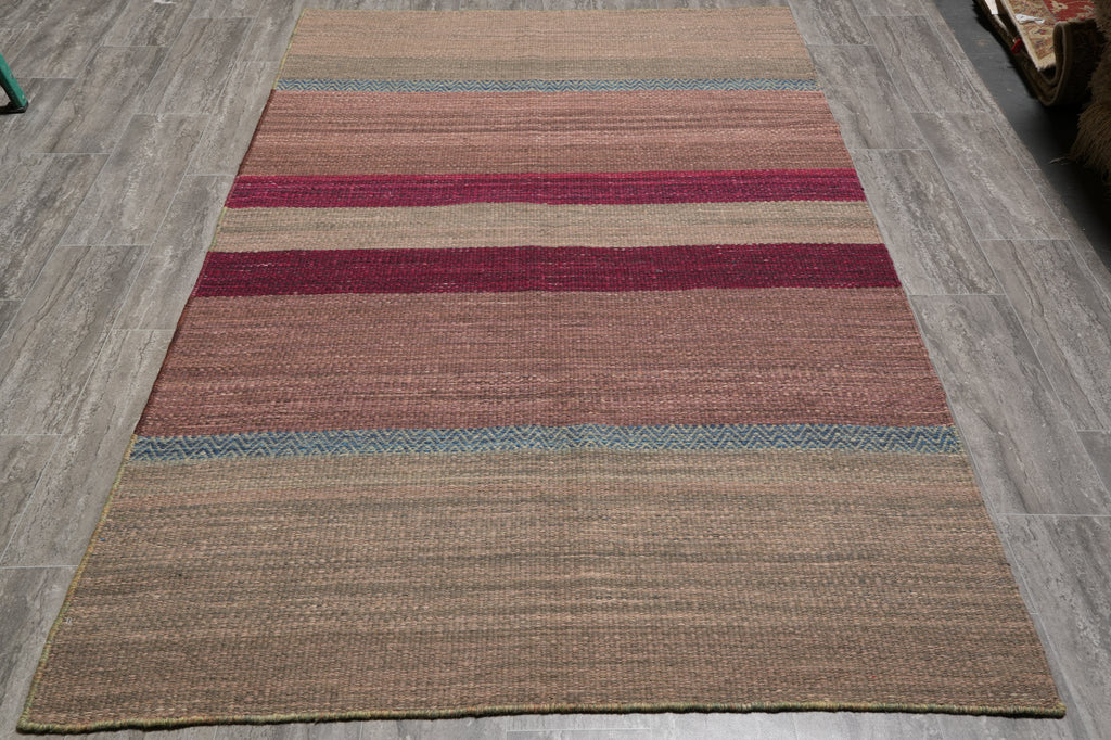 5 x 8 Kilim Handmade India Rug Navajo Pattern #F-4428