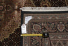 Load image into Gallery viewer, 6.6 x 8 Quality hand-Knotted Mahi Tabriz Rug Wool and Silk BLACK #F-3059