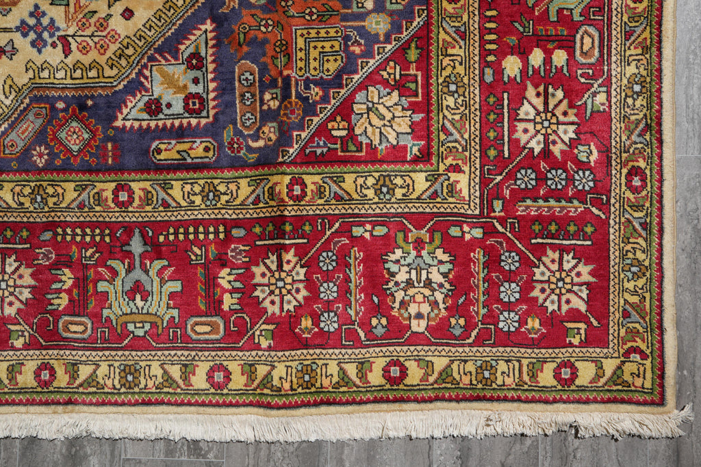 9.10 x 13.2 Estate Persian Tabriz Rug #F-4115