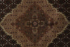 Load image into Gallery viewer, 6.6 x 8 Quality hand-Knotted Mahi Tabriz Rug Wool and Silk BLACK #F-3059