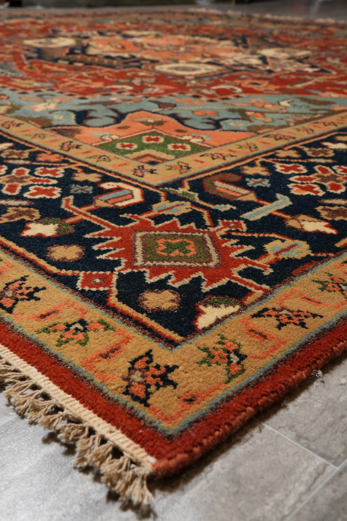 10 x 10 Feet Square New Serapi Wool Handmade Rug #F-4436