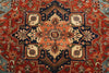 Load image into Gallery viewer, 10 x 10 Feet Square New Serapi Wool Handmade Rug #F-4436