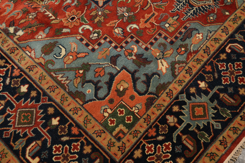 10 x 10 Feet Square New Serapi Wool Handmade Rug #F-4436