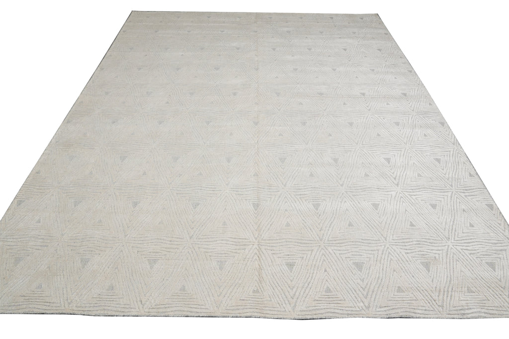 9 x 12 Handmade Contemporary Wool Imported Rug #F-3337