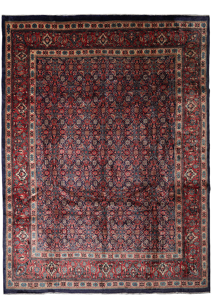 10 x 13 Old Persian Herati mahal Rug #F-4116