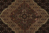 Load image into Gallery viewer, 6.7 x 8 New Handmade Mahi Tabriz BLACK Rug Wool and Silk #F-3060