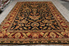 Load image into Gallery viewer, 9 x 13.5 Quality Jaipur Rug Handmade Wool Area Carpet Black Bugundy #PIX-15770