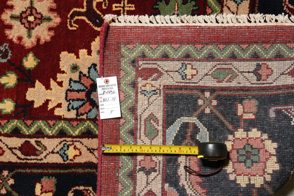 10 x 14 New Handmade Jaipur Wool Rug #F-4437