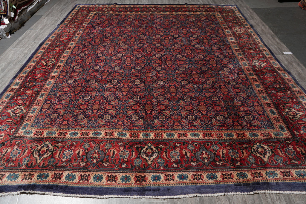 10 x 13 Old Persian Herati mahal Rug #F-4116