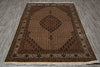 Load image into Gallery viewer, 5.8 x 8 Quality Hand-Knotted Wool and Silk Tabriz Mahi Rug EARTH TONES #F-3062