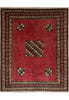 Load image into Gallery viewer, 7 x 8 Sqaurish Handmade Gabbeh Check Rug