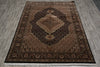Load image into Gallery viewer, 5.9 x 8  Traditional Persian Wool Silk High Quality Mahi Tabriz Handmade Rug #F-3063