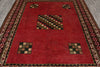 Load image into Gallery viewer, 7 x 8 Sqaurish Handmade Gabbeh Check Rug  #F-4435