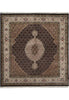 Load image into Gallery viewer, 6.5 x 6.8 SQUARE Quality Hand-Knotted Wool and Silk Mahi Tabriz Rug