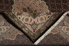 Load image into Gallery viewer, 6.5 x 6.8 SQUARE Quality Hand-Knotted Wool and Silk Mahi Tabriz Rug #F-3064
