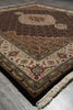 Load image into Gallery viewer, 6.5 x 6.8 SQUARE Quality Hand-Knotted Wool and Silk Mahi Tabriz Rug #F-3064