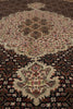 Load image into Gallery viewer, 6.5 x 6.8 SQUARE Quality Hand-Knotted Wool and Silk Mahi Tabriz Rug #F-3064