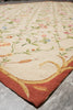 Load image into Gallery viewer, 6 x 8.8 French Floral Needle Point Rug #F-4438