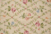 Load image into Gallery viewer, 6 x 8.8 French Floral Needle Point Rug #F-4438