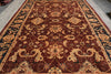 Load image into Gallery viewer, 9.6 x 14.2 Fine Quality Wool Chobi Peshawar Zigler Rug Burgundy #PIX-14299