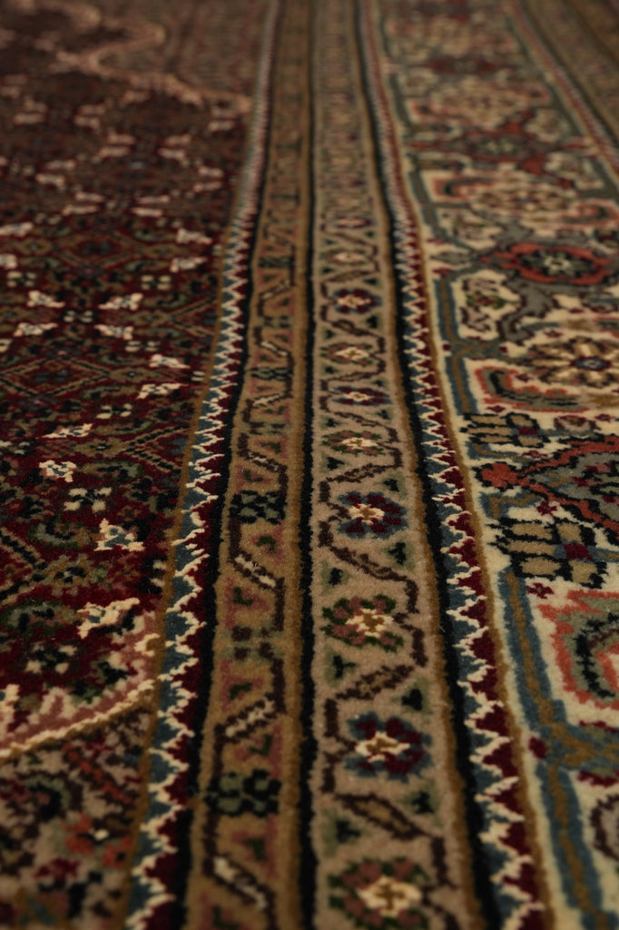 5.9 x 8 Traditional Tabriz Mahi Wool and Silk Hand-Knotted Quality Rug #F-3066