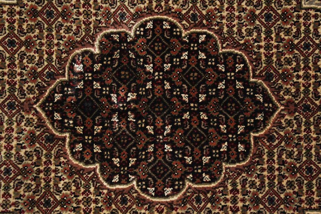 5.9 x 8 Traditional Tabriz Mahi Wool and Silk Hand-Knotted Quality Rug #F-3066