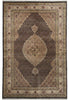 Load image into Gallery viewer, 6.6 x 9.6  Traditional Persian Wool  Silk Hand-Knotted Rug