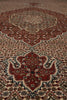 Load image into Gallery viewer, 6.7 x 10.3 Quality Wool Silk Tabriz Herati Mahi Hand-Knotted Rug #F-3068