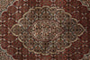 Load image into Gallery viewer, 6.7 x 10.3 Quality Wool Silk Tabriz Herati Mahi Hand-Knotted Rug #F-3068