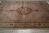 Load image into Gallery viewer, 6.7 x 10.3 Quality Wool Silk Tabriz Herati Mahi Hand-Knotted Rug #F-3068