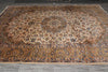 Load image into Gallery viewer, 9.3 x 11.9 Estate Rug Persian Kashan Light Colors #F-4121