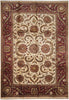 Load image into Gallery viewer, 9.10 x 14 Quality Handmade Jaipur Rug Ivory Burgundy #PIX-5872