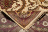 Load image into Gallery viewer, 9.10 x 14 Quality Handmade Jaipur Rug Ivory Burgundy #PIX-5872