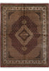 Load image into Gallery viewer, 6.6 x 8.3 Traditional Persian Wool  Silk Hand-Knotted Area Rug 