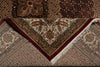 Load image into Gallery viewer, 6.6 x 8.3 High Quality Wool and Silk Hand-Knotted Tabriz Mahi Herati Area Rug #F-3070