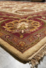 Load image into Gallery viewer, 9.10 x 14 Quality Handmade Jaipur Rug Ivory Burgundy #PIX-5872