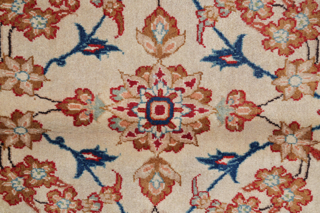 9.10 x 13.2 Persian Esfahan Wool Rug Estate Carpet #F-4122