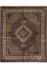 Load image into Gallery viewer, 6.9 x 8  Traditional Persian Wool  Silk Hand-Knotted Rug