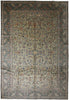 Load image into Gallery viewer, 11 x 15 Light Green Authentic Persian Kashan rug #F-4123