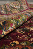 Load image into Gallery viewer, 9.11 x 13.10 Burgundy Green Quality Handmade Jaipur Rug #F-4439
