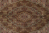 Load image into Gallery viewer, 5 x 7 Earthy Tone Wool Silk Hand-Knotted Tabriz Mahi Rug #F-3072