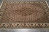 Load image into Gallery viewer, 5 x 7 Earthy Tone Wool Silk Hand-Knotted Tabriz Mahi Rug #F-3072