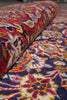 Load image into Gallery viewer, 7.9 x 11.2 Authentic Persian Kashan Rug Navy Blue #F-4124
